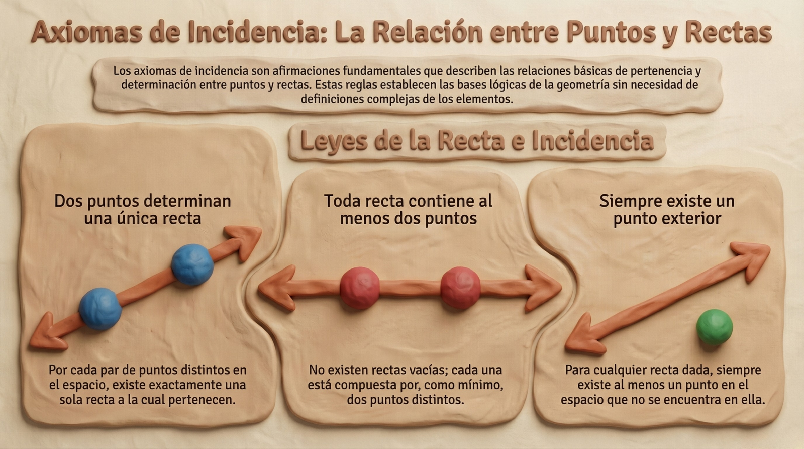 Axiomas de Incidencia o Enlace